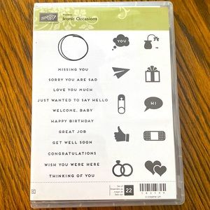 Stampin’ Up! Iconic Occasions Stamp Set with 22 Stamps